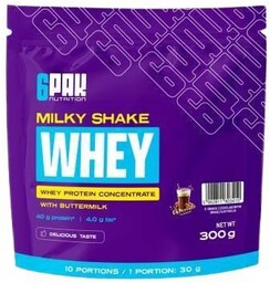 6Pak Nutrition Milky Shake Whey Czekolada, 300 g