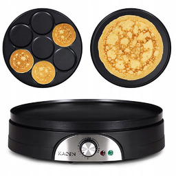 Naleśnikarka Elektryczna Dwustronna Patelnia Do Nalesników Pankejków 1500W