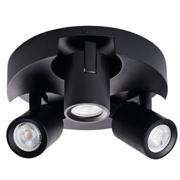 KANLUX Lampa sufitowa punktowa Laurin EL-3O B Czarny