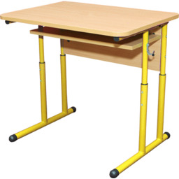 Ławka szkolna Agatka 4 (żółta)