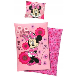 Pościel dziecięca 140x200 Myszka Minnie Mouse Miki Poszewka