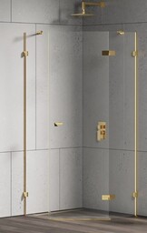 New Trendy Eventa Gold Shine kabina prysznicowa pięciokątna