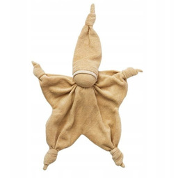 Przytulanka niemowlęca Sisco pajacyk caffe latte  bawełna