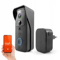 Bezprzewodowy Domofon Wideo WiFi Interkom Tuya Pir