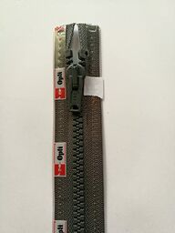 Opti P60-50-00002 zamek błyskawiczny, 100% poliester, 00002 szary,