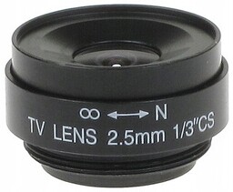 Obiektyw Cs Ogniskowa 2.5 mm Cctv Lens