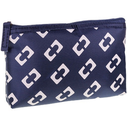 INTER-VION Geometric kosmetyczka kopertowa Granatowa S