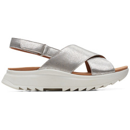Sandały Clarks DashLite Wish 26171951 Srebrny