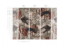 Wallcolors Tapeta Crows Pink