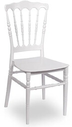 Elior Białe krzesło sztaplowane chiavari C7-B63