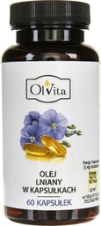 Olej Lniany, Olvita, 60 kapsułek