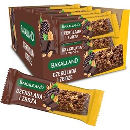 BAKALLAND Baton zbożowy Czekoladowy (25 x 40 g)