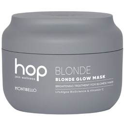MONTIBELLO HOP Blonde Glow maska rozświetlająca neutralizująca refleksy