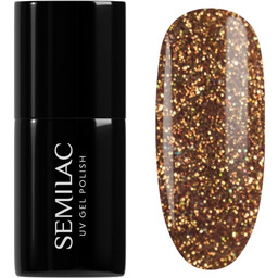 SEMILAC Winter Wonderland Lakier hybrydowy 956 Vintage Gold