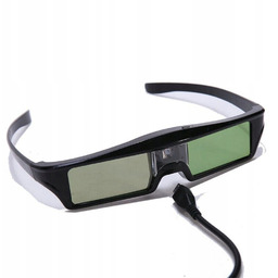 Okulary Aktywne 3D Dlp Migawkowe Z Możliwością Ładowania