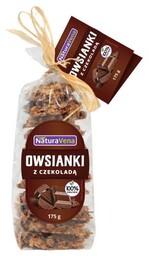 CIASTKA OWSIANKI Z CZEKOLADĄ 175 G NATURAVENA