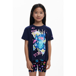 Koszulka z dekoltem w serek Stitch