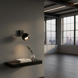 Kinkiet OCULARE czarny SL.0443 - Sollux