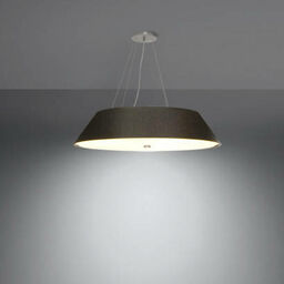 Sollux LAMPA wisząca SL.0766 abażurowa OPRAWA zwis okrągły