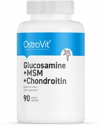 OstroVit Glukozamina + MSM + Chondroityna - 90