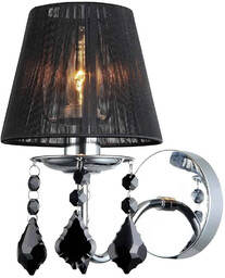 Kinkiet designerski CORNELIA MBM-2572/1 BK - Italux