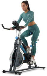 Hop-Sport Rower spiningowy HS-045IC Bravo niebieski