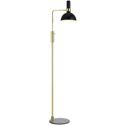 Markslöjd - Larry Lampa Podłogowa Black/Brushed Brass