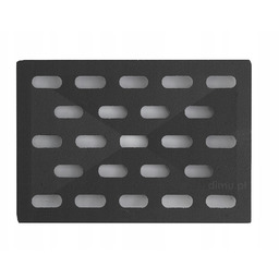 Ruszt żeliwny 23x16cm do pieca kominka Kratki Lucy