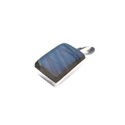 Labradoryt wisiorek oprawiony (ZAW05) Srebro [925]