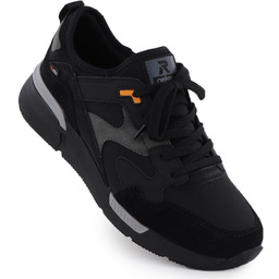 Wodoodporne półbuty sportowe czarne Rieker U1403-01