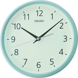 Seiko Zegar ścienny analogowy jasnoniebieski QXA804L