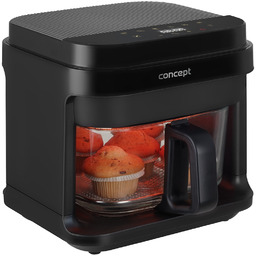 Air Fryer Frytkownica Beztłuszczowa 1200W 5,5L Szklana Misa