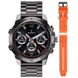 GARETT Smartwatch V14 czarny - Zestaw