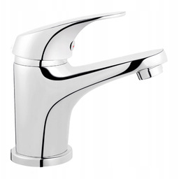 Bateria umywalkowa stojąca Ferro One srebrny