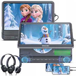 Odtwarzacz DVD CD Samochodowy Gonavidio 2 Ekrany CD