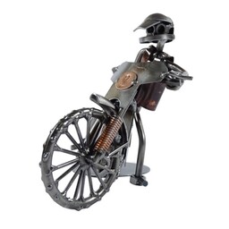 Metalowa figurka Żużlowiec. Prezent dla motocyklisty