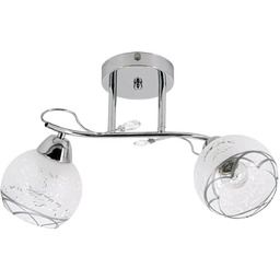 Elem Lampa sufitowa 2982/2 8C z witrażowymi kloszami