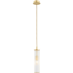 Lampa wisząca tuba HAMPTON 8489 szkło ryflowane