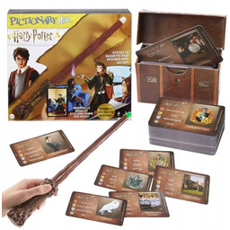 Mattel Gra kalambury Pictionary Air Harry Potter różdżka