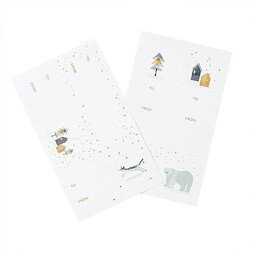 Talking Tables Nordyckie etykiety na prezenty świąteczne