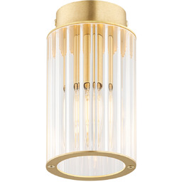 Lampa sufitowa reflektor HAMPTON 8501 szkło z mosiądzem