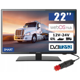 Telewizor Samochodowy 22" Smart Tv WebOs HbbTV 12V