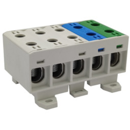 Złączka szynowa uniwersalna ETB 35/1x5 (L1,L2,L3,N,PE) Al/Cu elektryczna