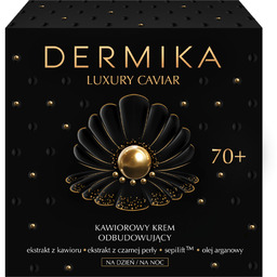 Dermika Luxury Caviar Kawiorowy Krem Odbudowujący 70+ Dzień/Noc,