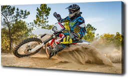 Foto obraz canvas Motocross