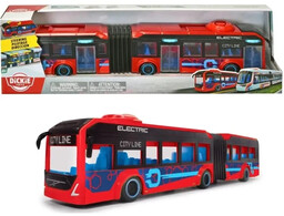 Autobus przegubowy czerwony Volvo 40cm - Dickie Toys