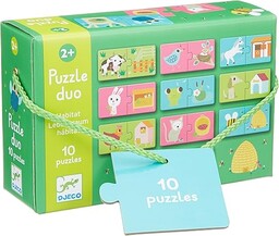 Djeco Puzzle, Wielokolorowy, 20 elementów