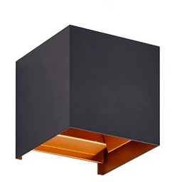 Lindby - Nivar Square LED Ścienna Lampa Ogrodowa
