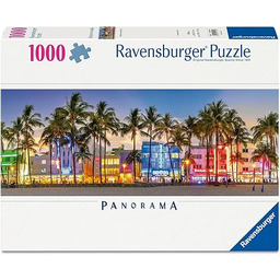 Erwachsenenpuzzle 1000 Teile - Nachtlichter am Ocean Drive