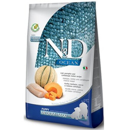 FARMINA N&D Ocean Puppy Medium Maxi Cod&Pumpkin&Cantaloupe 12kg